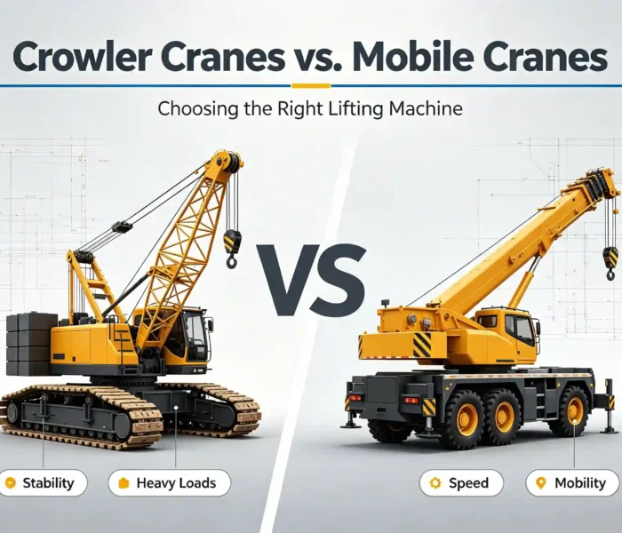 Crawler Cranes vs. Mobile Cranes