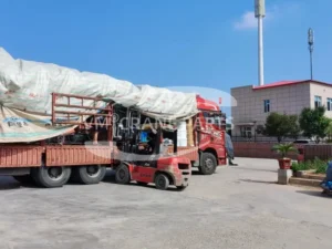delivery of crawler crane parts